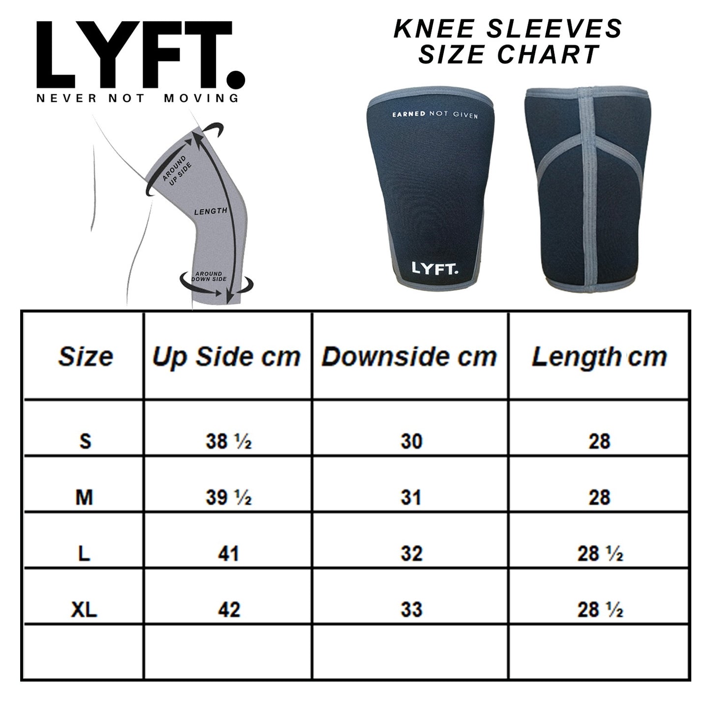LYFT Knee Sleeves 7mm