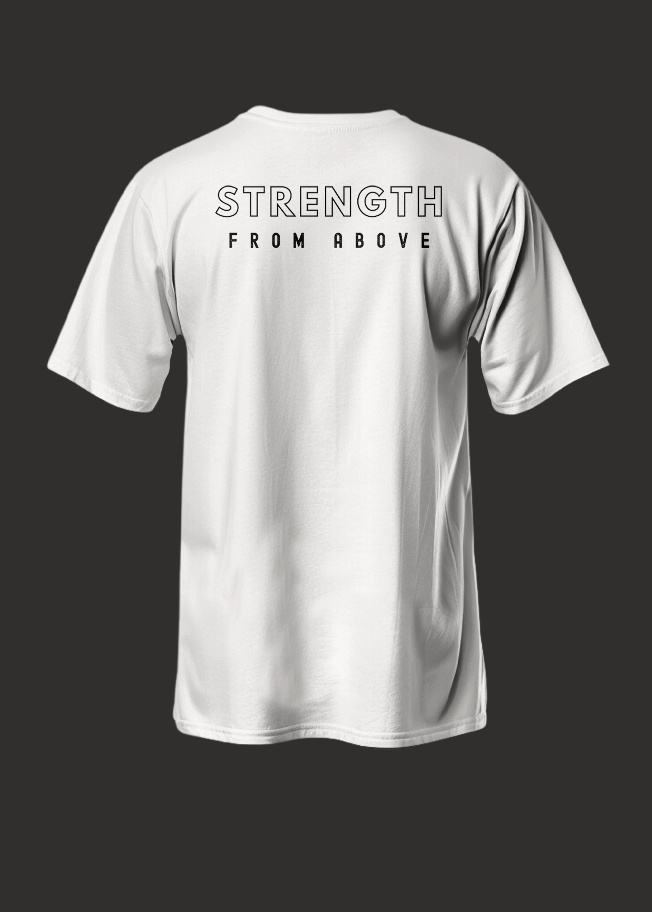 Statement Tee "STRENGTH FROM ABOVE"