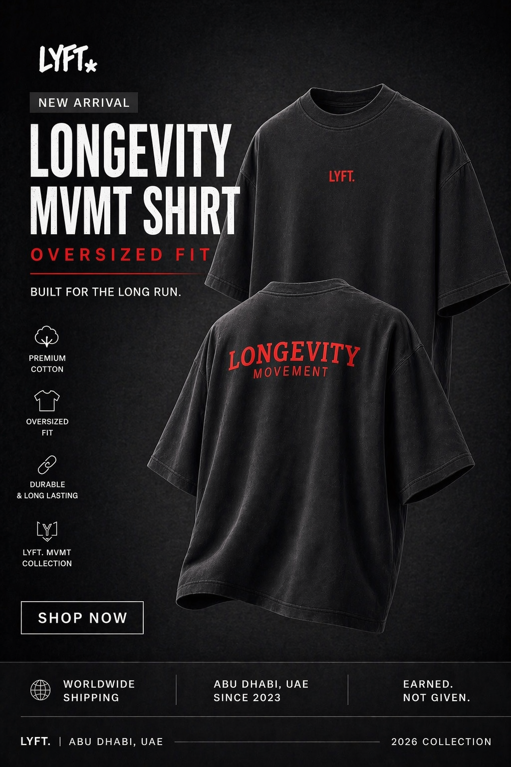 LONGEVITY MVMT TEE