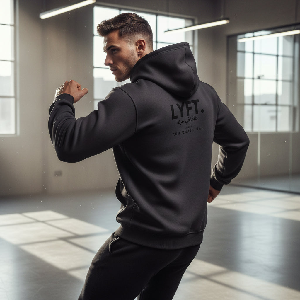 LYFT Statement Hoodie  (DARK GREY) LIMITED
