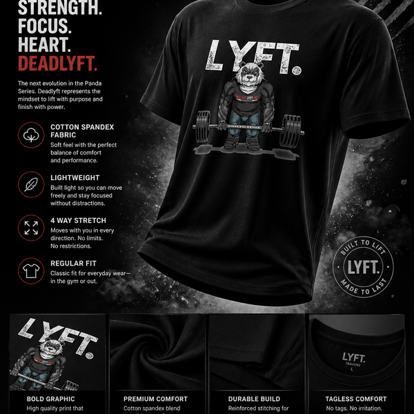 DEADLYFT PANDA LIMITED EDITION REGULAR FIT