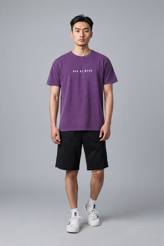 STRENGTH PANDA ACID WASH TEE