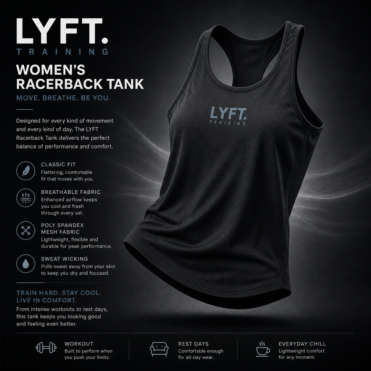 Pulse Racerback Womens Tank top