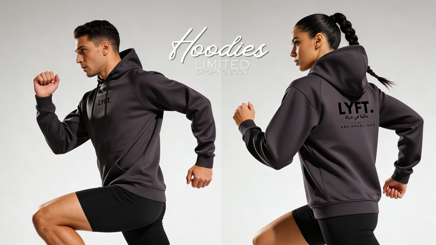 (PRE ORDER) LYFT Statement Hoodie  (DARK GREY) LIMITED