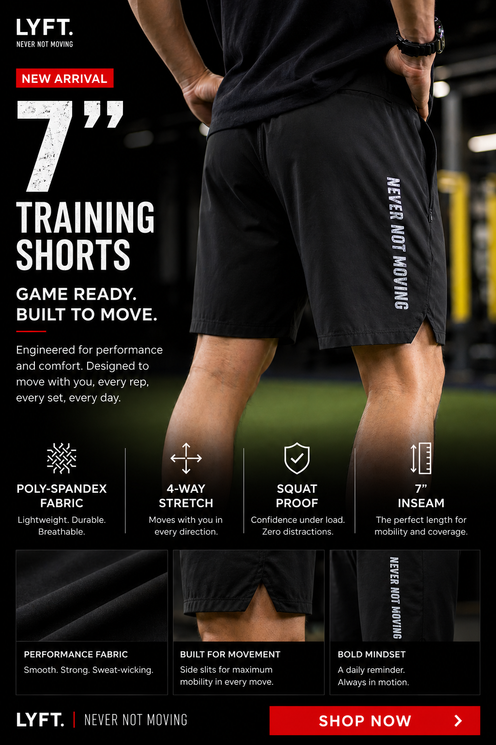 LYFT Core 7” Men 's Shorts