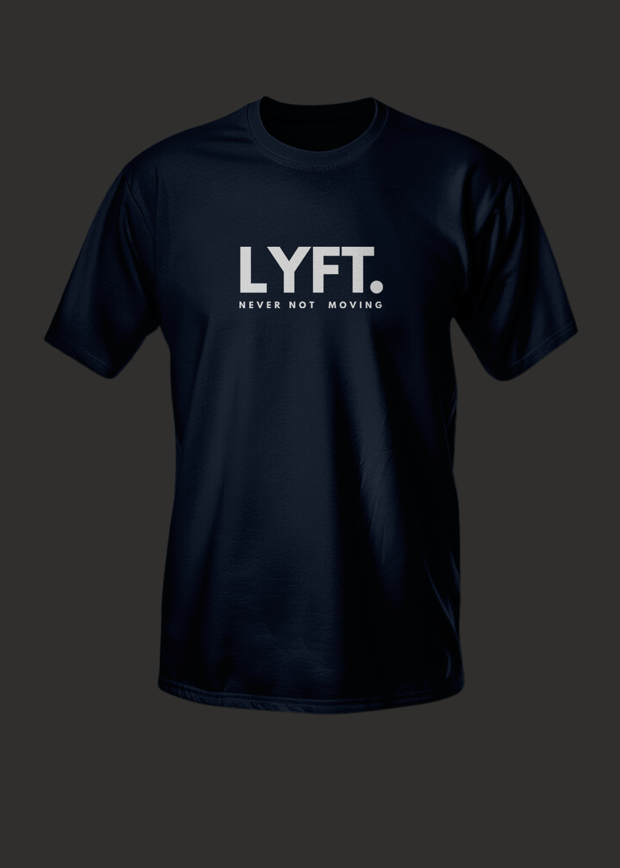 Lyft Core Tee Navy Blue with WHITE LOGO