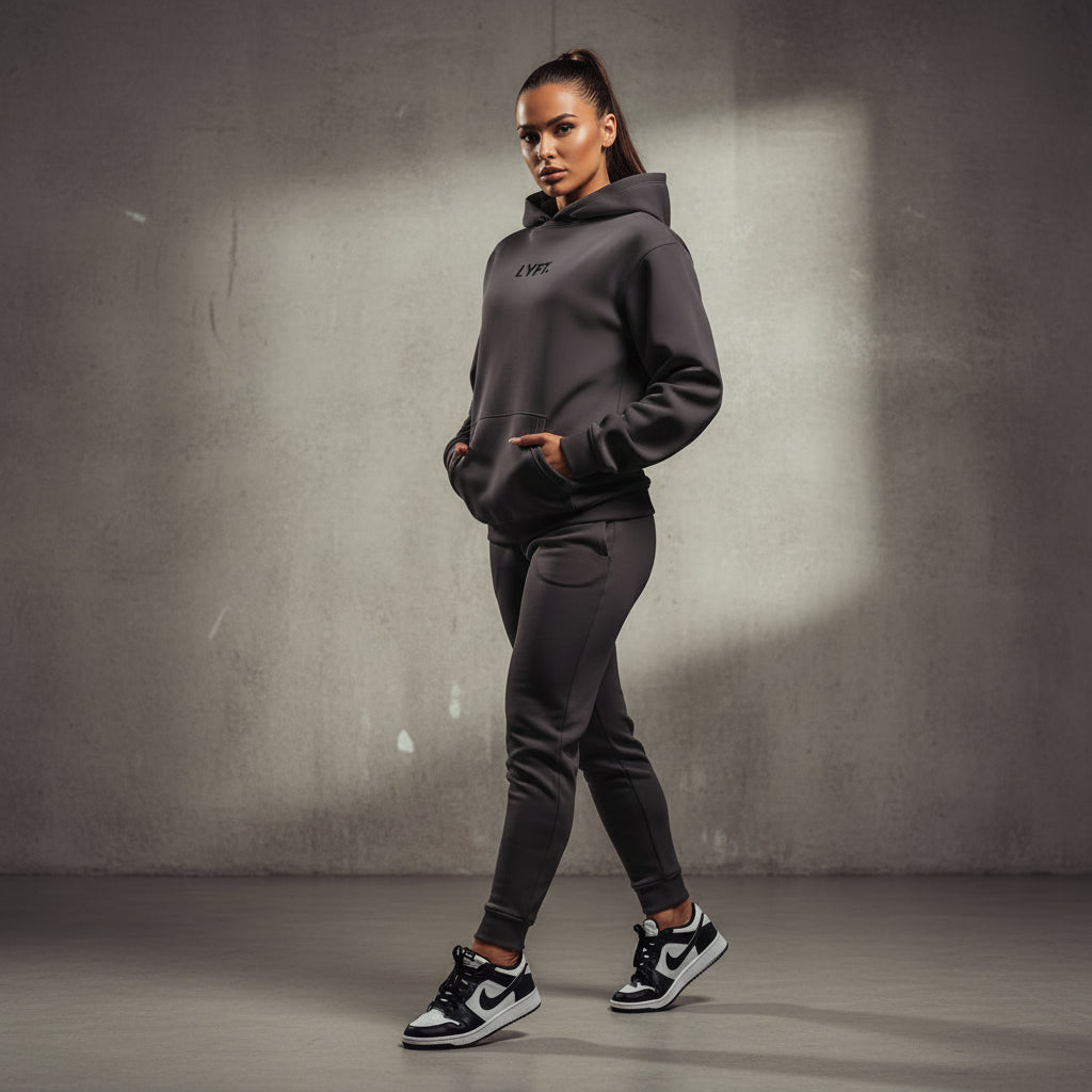 LYFT Statement Hoodie  (DARK GREY) LIMITED